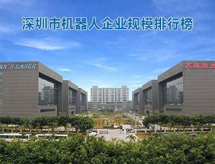 大族激光位列深圳市機器人企業規模排行榜榜首